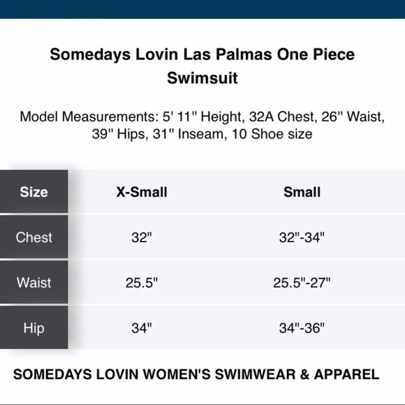 Somedays lovin one piece swimsuit bikini floral S - Picture 7 of 8